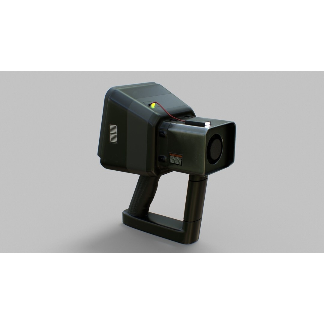 Sci-Fi Portable Scanner 3D Model – Low Poly PBR Asset, FBX, OBJ - View 9