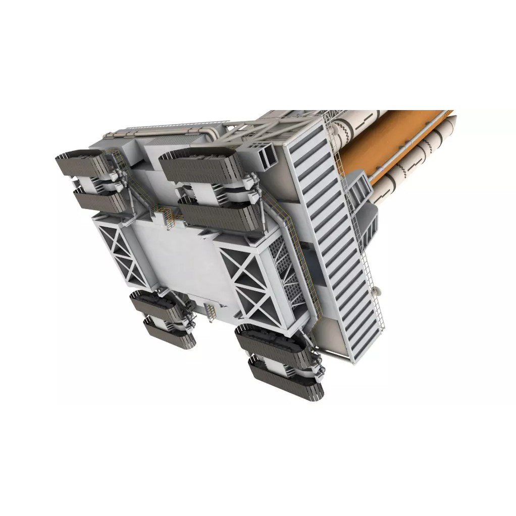 SLS Mobile Launcher Platform 3D Model – High Poly Game Asset, FBX, OBJ, Blender - View 5