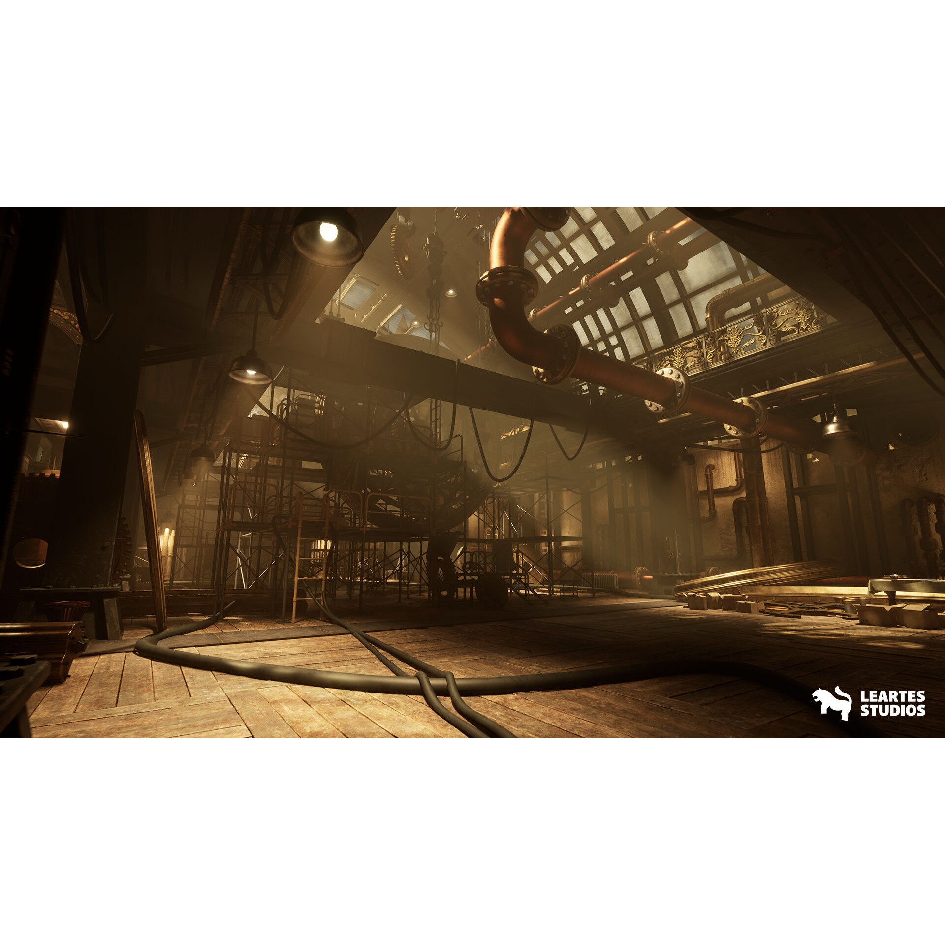 Steampunk Clock Factory - Low-Poly Game-Ready 3D Model - View 11