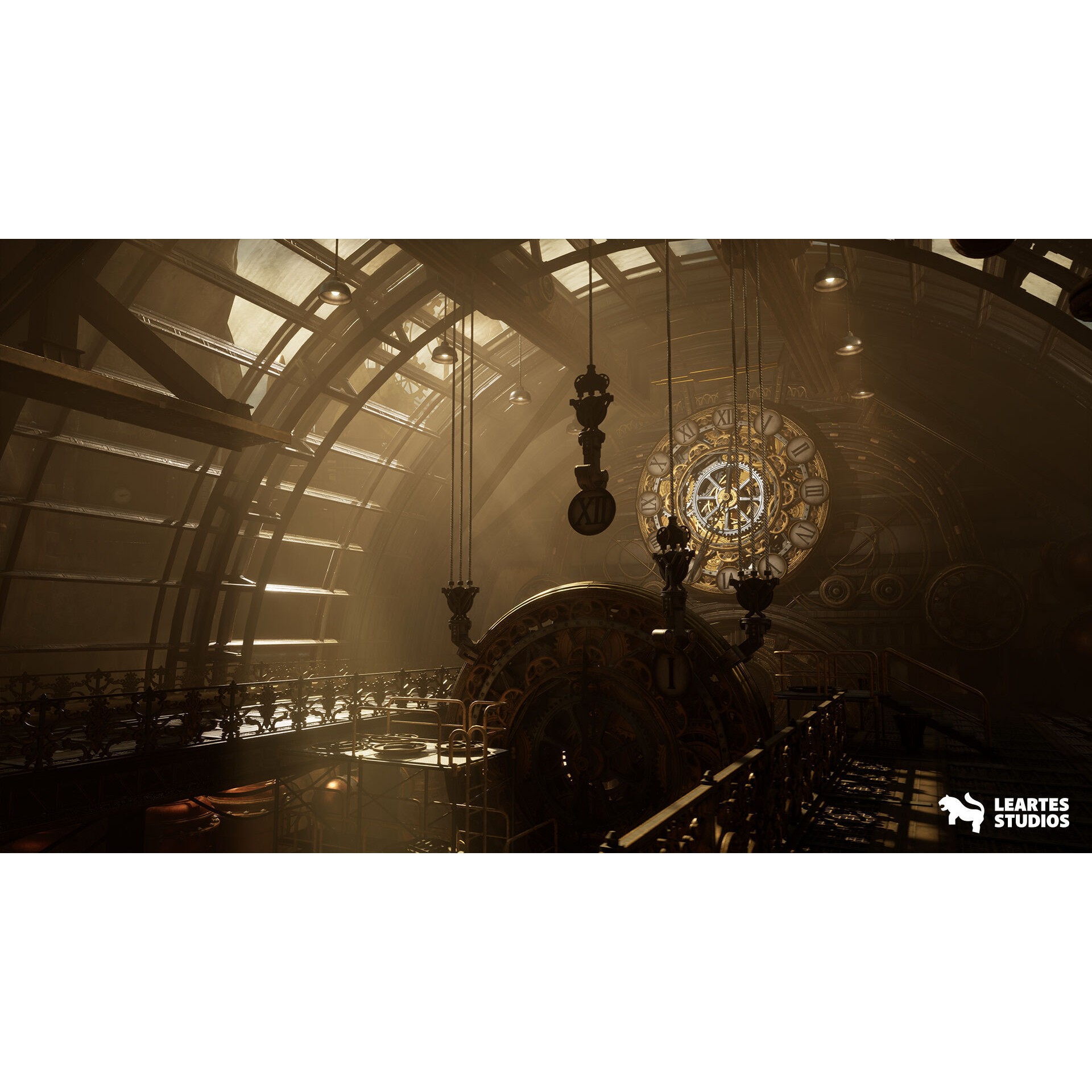Steampunk Clock Factory - Low-Poly Game-Ready 3D Model - View 14