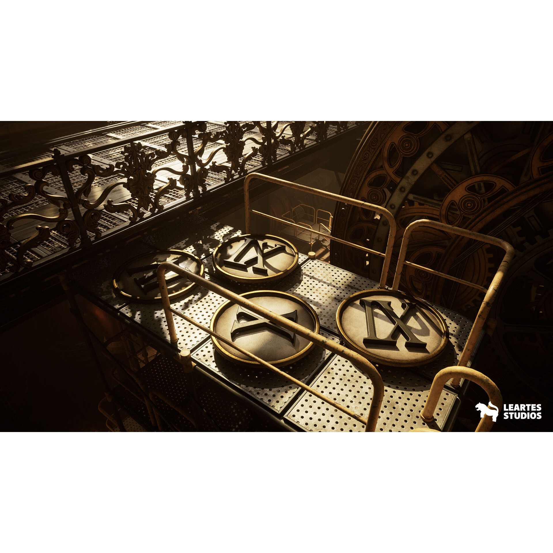 Steampunk Clock Factory - Low-Poly Game-Ready 3D Model - View 16