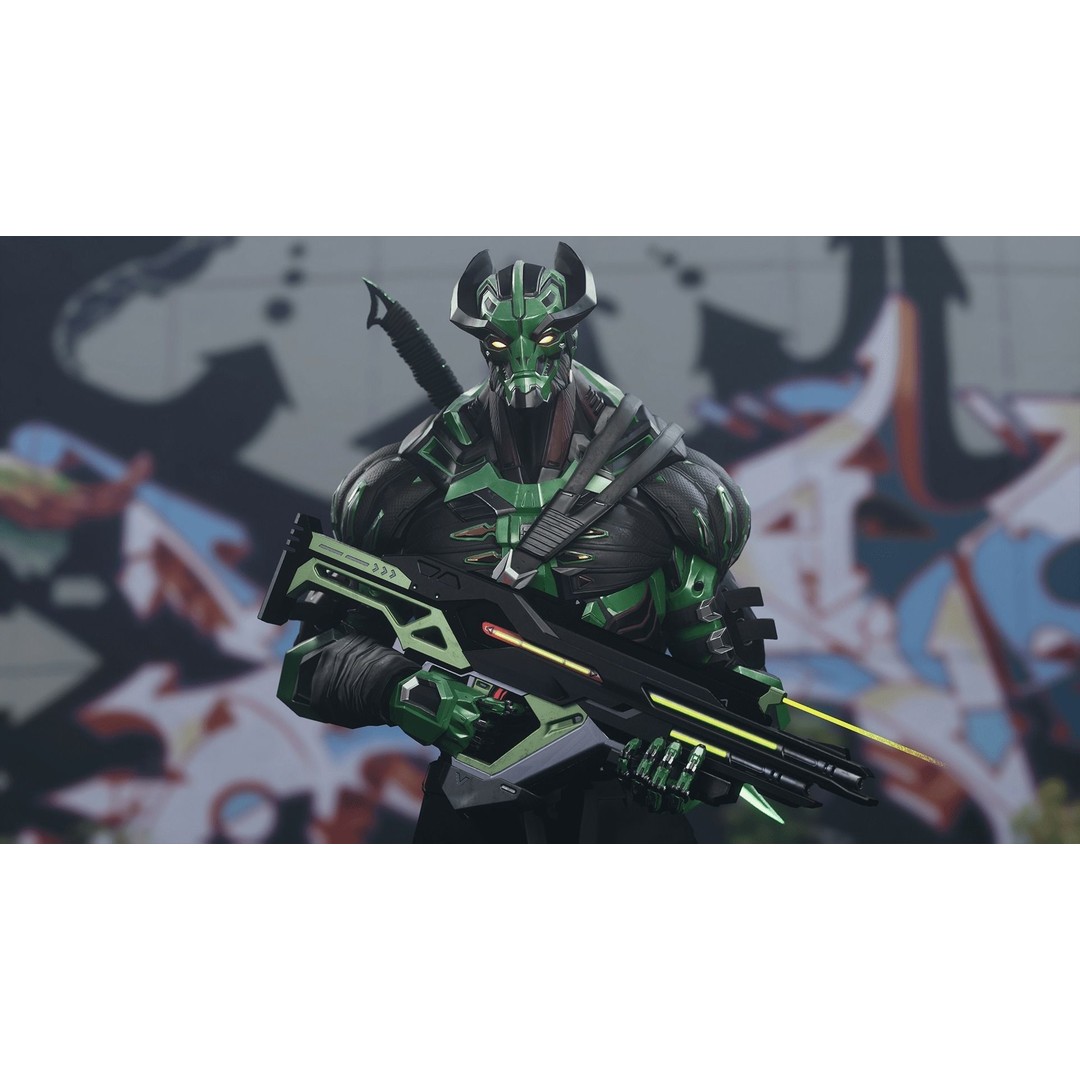 Robot2 Cyber Ninja 3D Model – Low Poly Rigged Character for Games, FBX - View 4