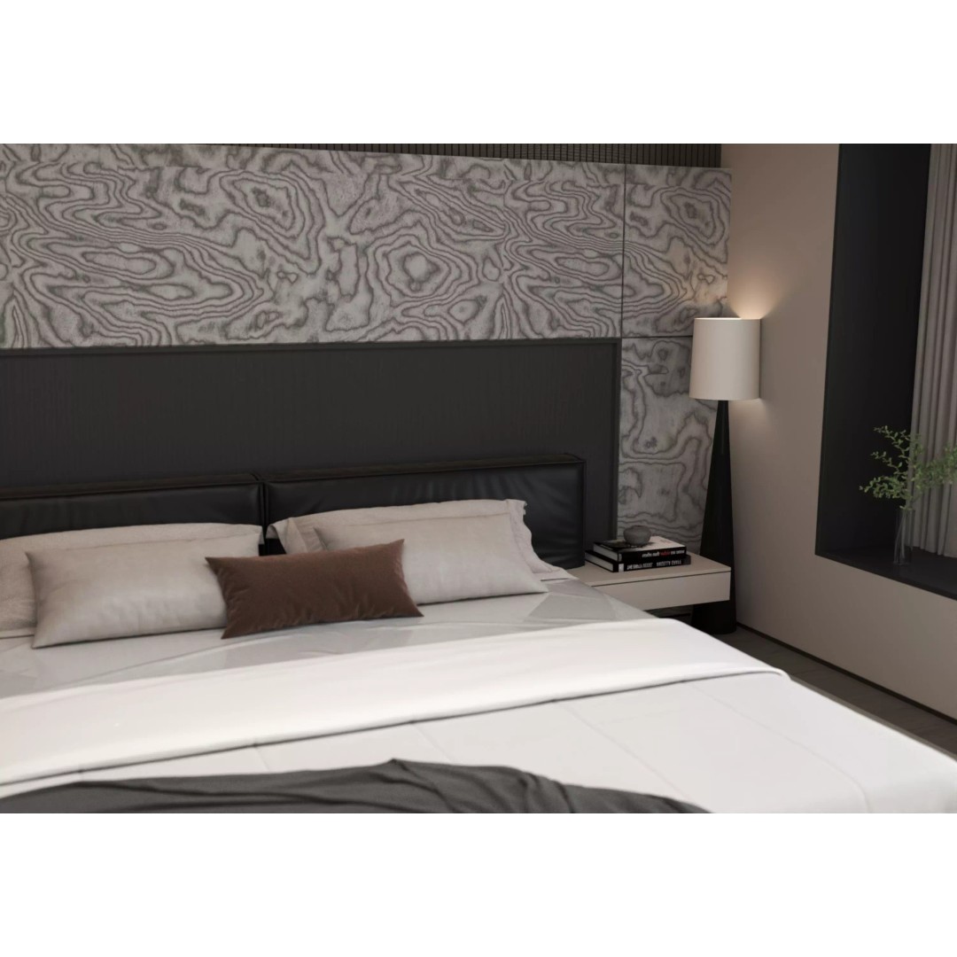 Bedroom 3D Model – Modern Interior Design, FBX & OBJ Formats - View 3