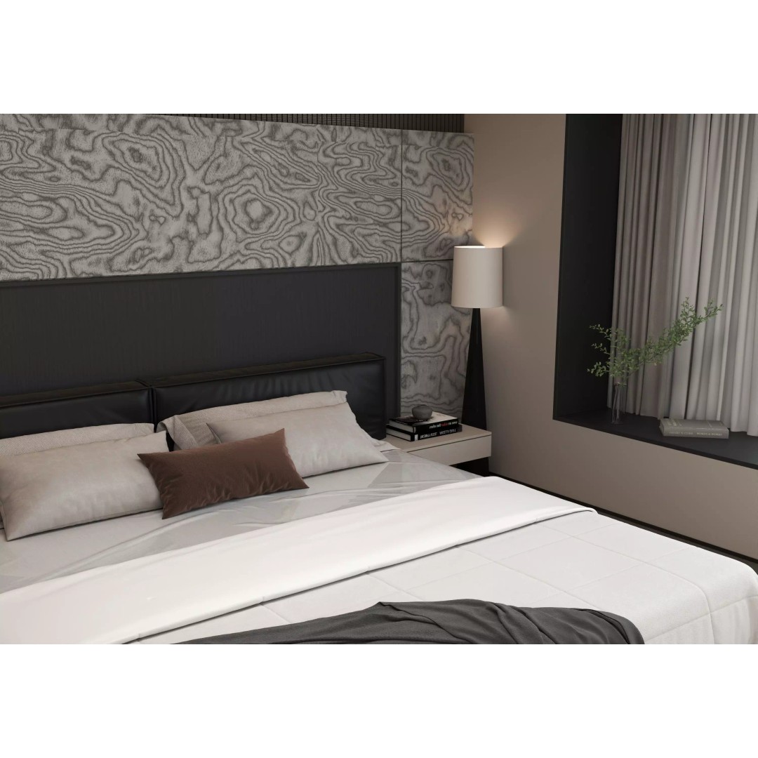 Bedroom 3D Model – Modern Interior Design, FBX & OBJ Formats - View 7