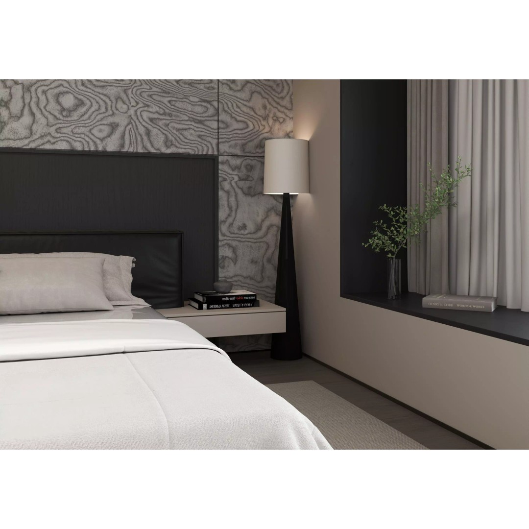 Bedroom 3D Model – Modern Interior Design, FBX & OBJ Formats - View 9