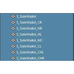 Side Walk Modular - Low-Poly Game-Ready 3D Model - View 9