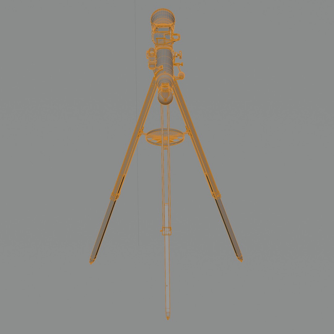 Celestron StarSense Explorer LT 70AZ Telescope 3D Model – Low Poly PBR Game Asset, FBX, OBJ