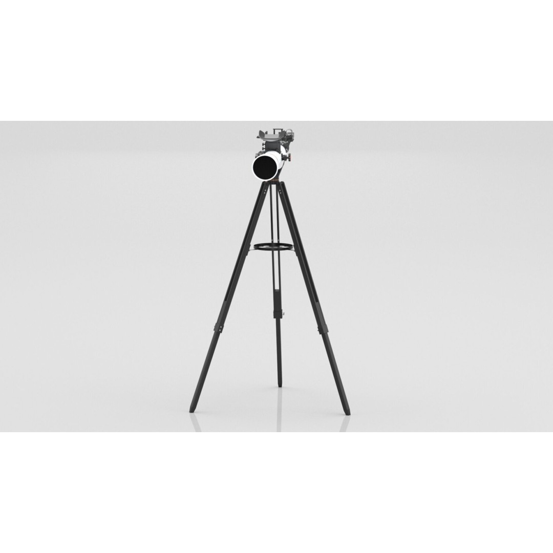 Celestron StarSense Explorer LT 70AZ Telescope 3D Model – Low Poly PBR Game Asset, FBX, OBJ - View 17