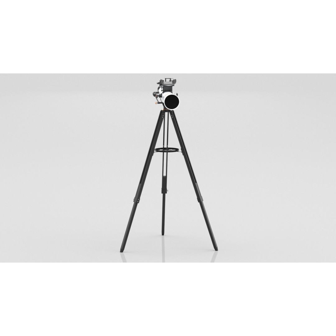 Celestron StarSense Explorer LT 70AZ Telescope 3D Model – Low Poly PBR Game Asset, FBX, OBJ - View 4