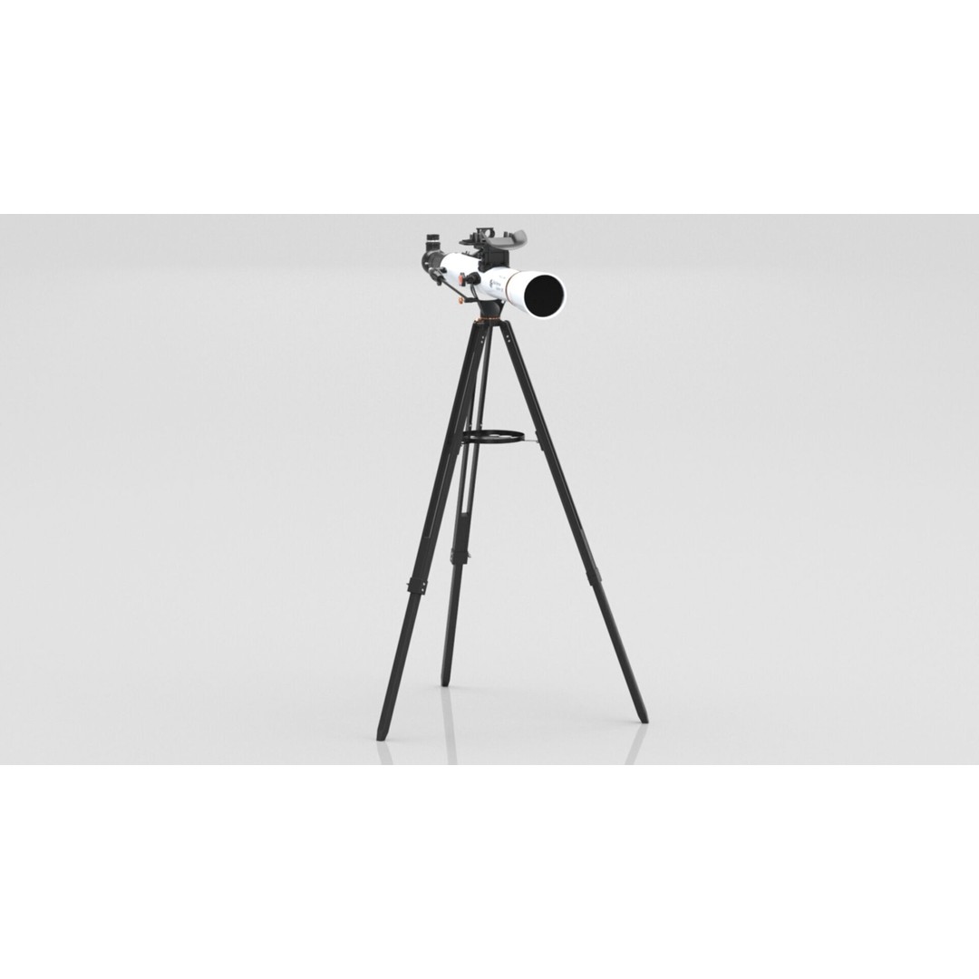 Celestron StarSense Explorer LT 70AZ Telescope 3D Model – Low Poly PBR Game Asset, FBX, OBJ - View 5