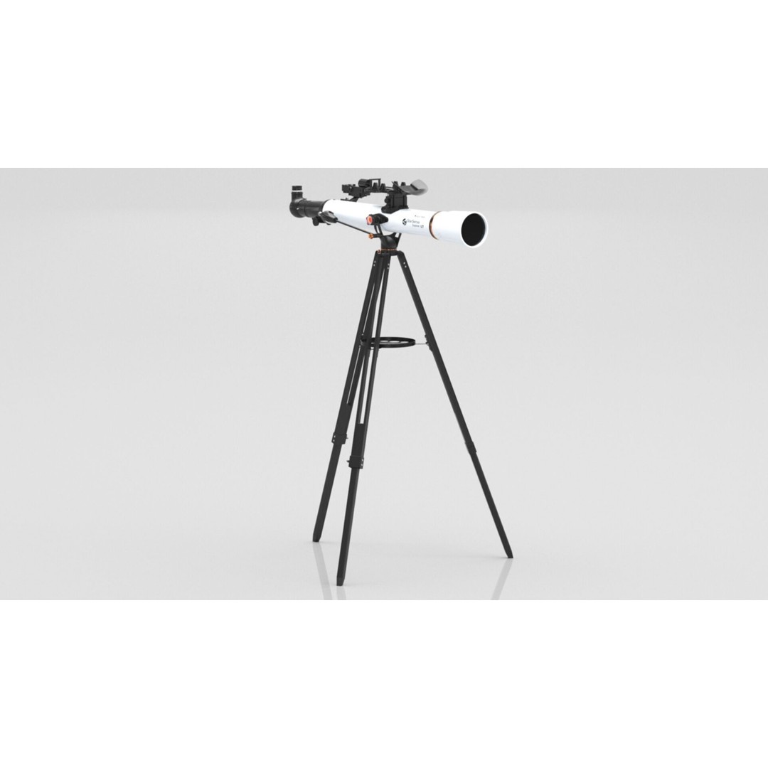 Celestron StarSense Explorer LT 70AZ Telescope 3D Model – Low Poly PBR Game Asset, FBX, OBJ - View 6