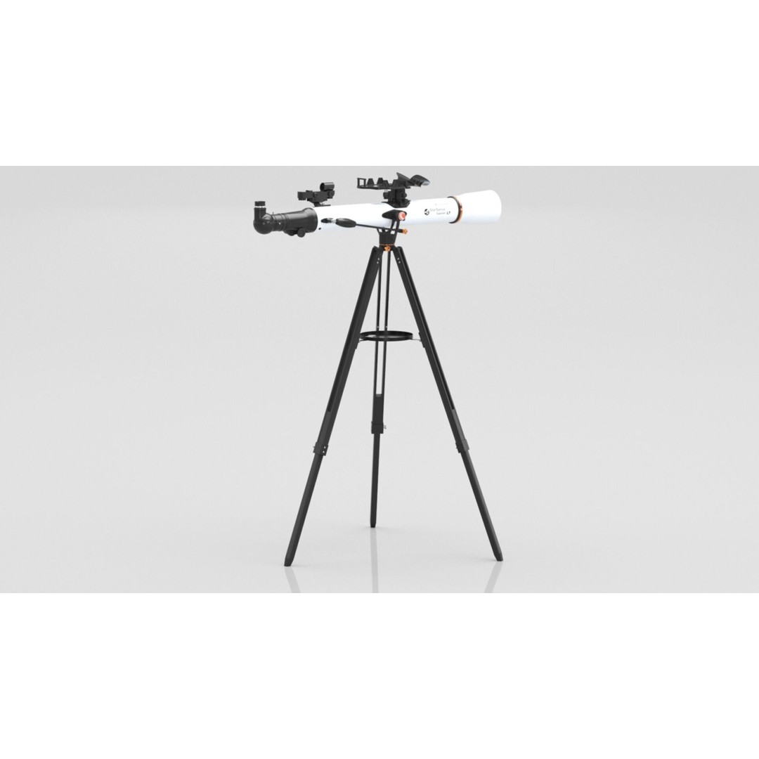 Celestron StarSense Explorer LT 70AZ Telescope 3D Model – Low Poly PBR Game Asset, FBX, OBJ - View 9