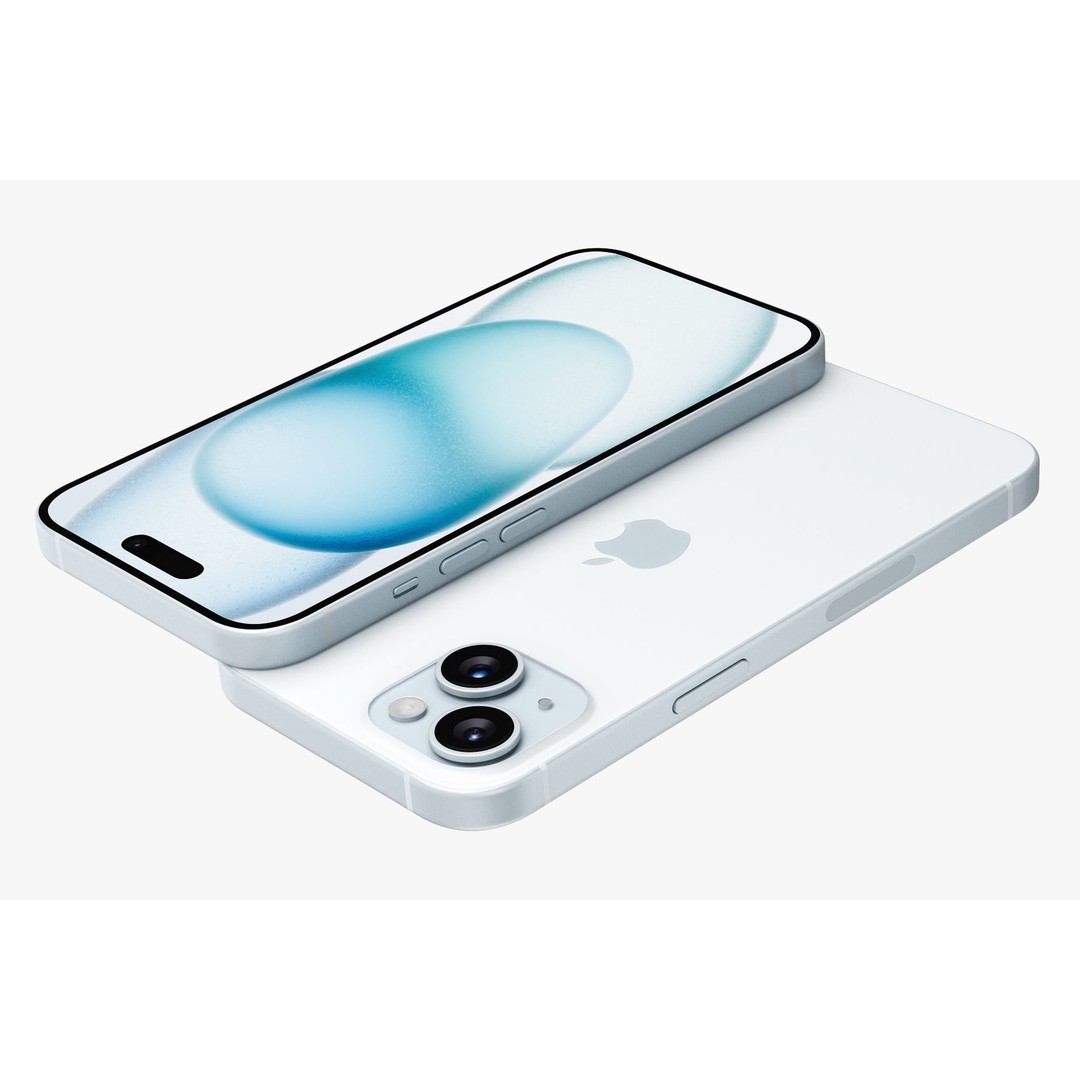 Apple iPhone 15 3D Model – Realistic Phone Asset, PBR Textures - View 10