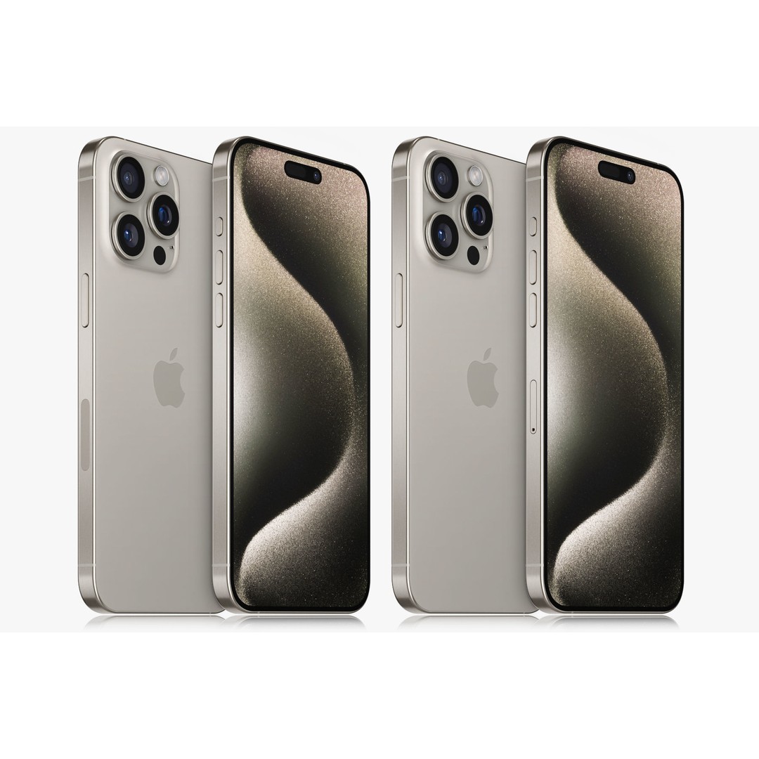 Apple iPhone 15 3D Model – Realistic Phone Asset, PBR Textures - View 104