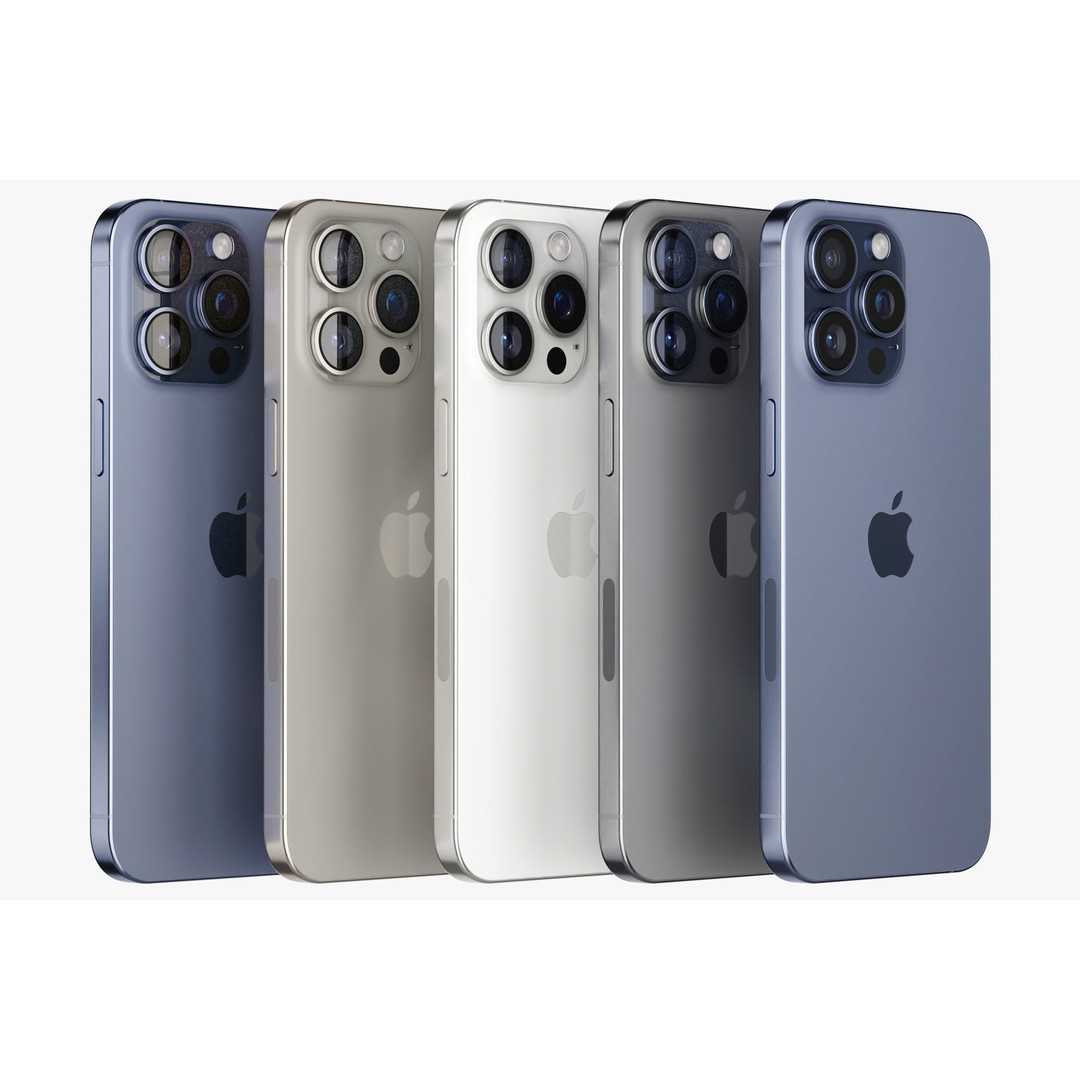 Apple iPhone 15 3D Model – Realistic Phone Asset, PBR Textures - View 105
