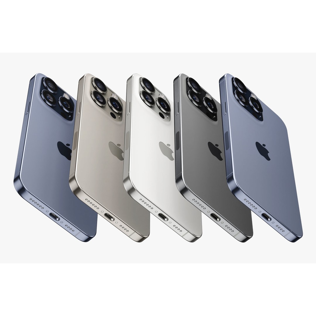 Apple iPhone 15 3D Model – Realistic Phone Asset, PBR Textures - View 106