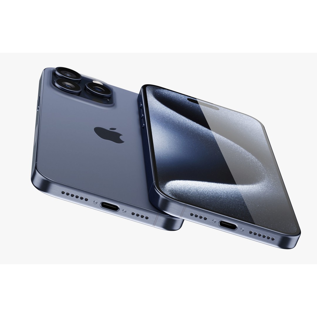 Apple iPhone 15 3D Model – Realistic Phone Asset, PBR Textures - View 107
