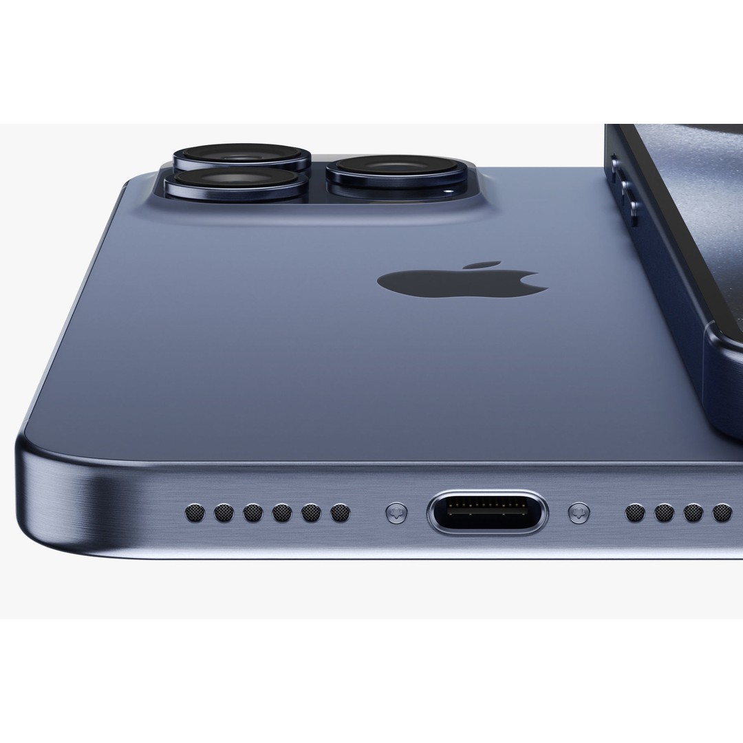 Apple iPhone 15 3D Model – Realistic Phone Asset, PBR Textures - View 108