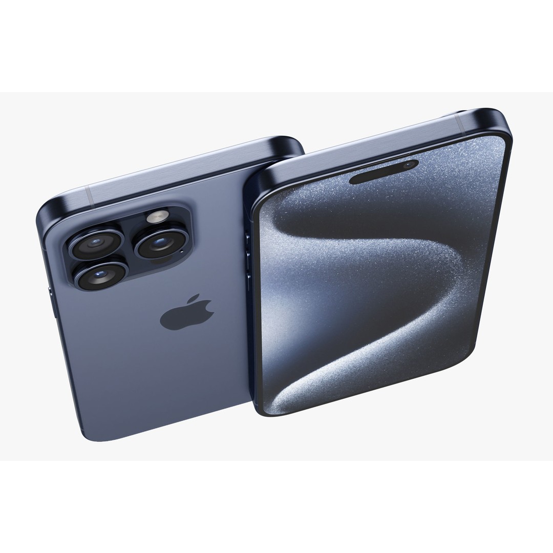 Apple iPhone 15 3D Model – Realistic Phone Asset, PBR Textures - View 109