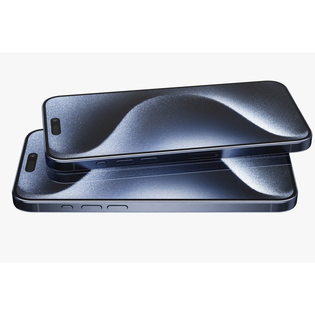 Apple iPhone 15 3D Model – Realistic Phone Asset, PBR Textures - View 113