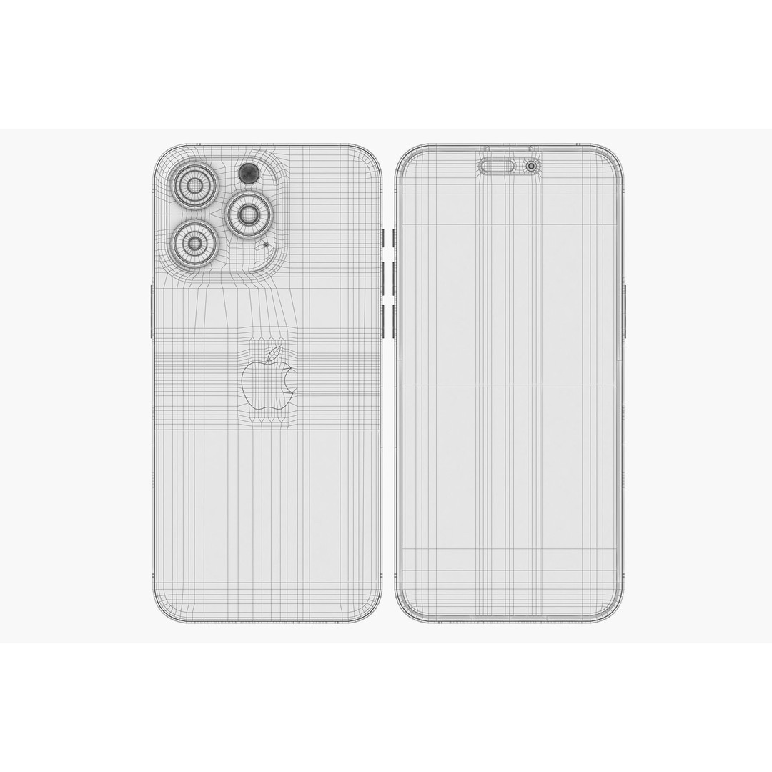 Apple iPhone 15 3D Model – Realistic Phone Asset, PBR Textures - View 114