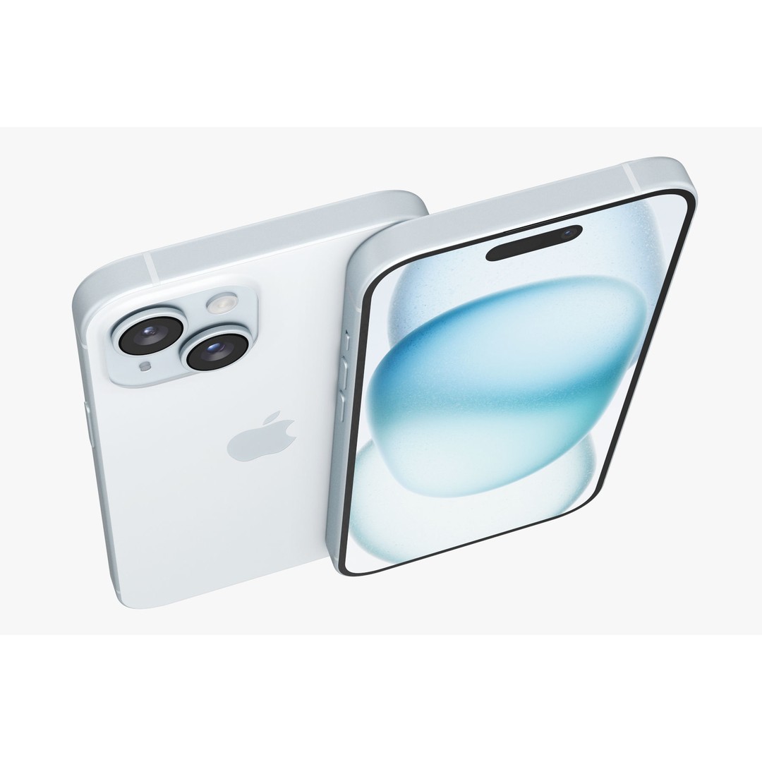 Apple iPhone 15 3D Model – Realistic Phone Asset, PBR Textures - View 29