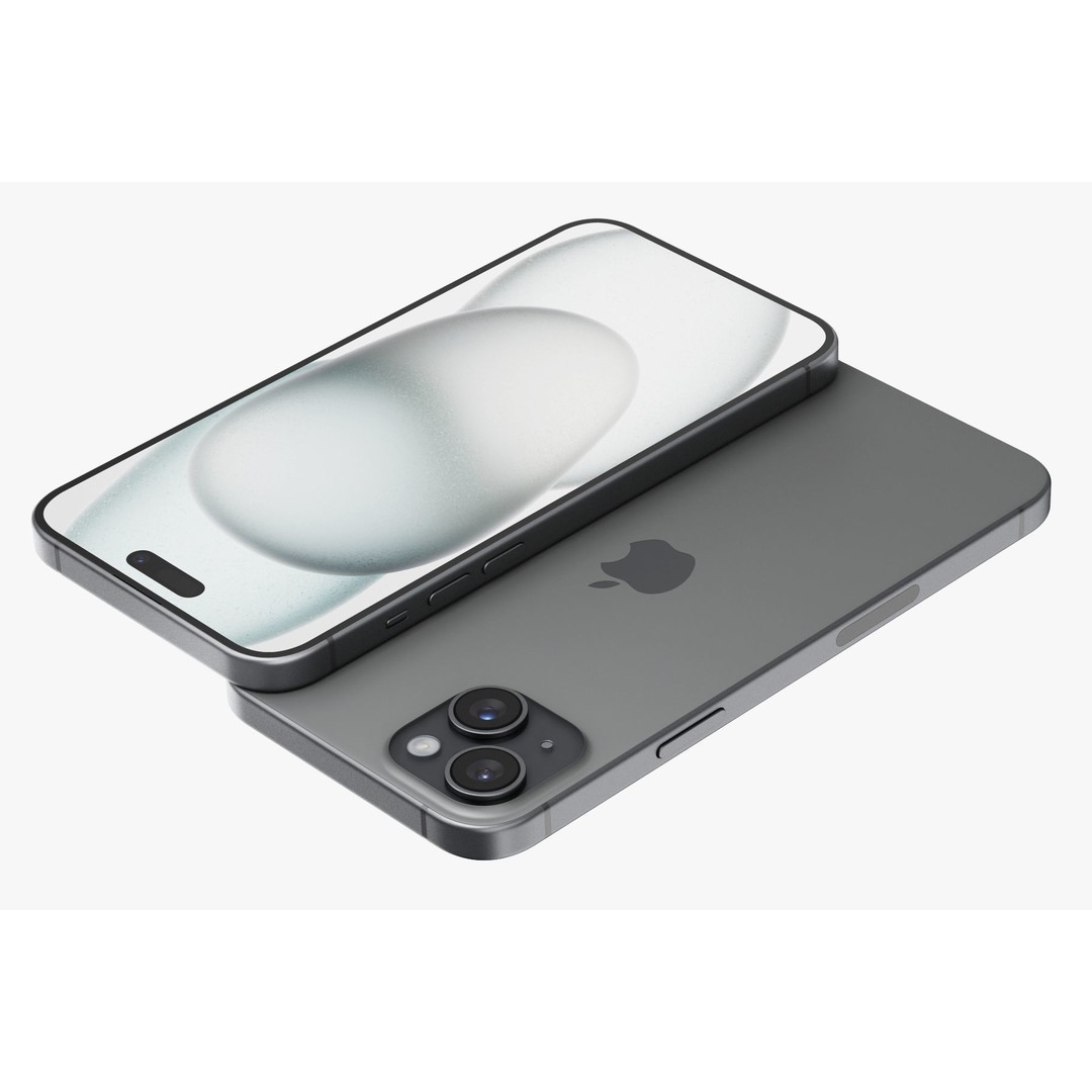 Apple iPhone 15 3D Model – Realistic Phone Asset, PBR Textures - View 35