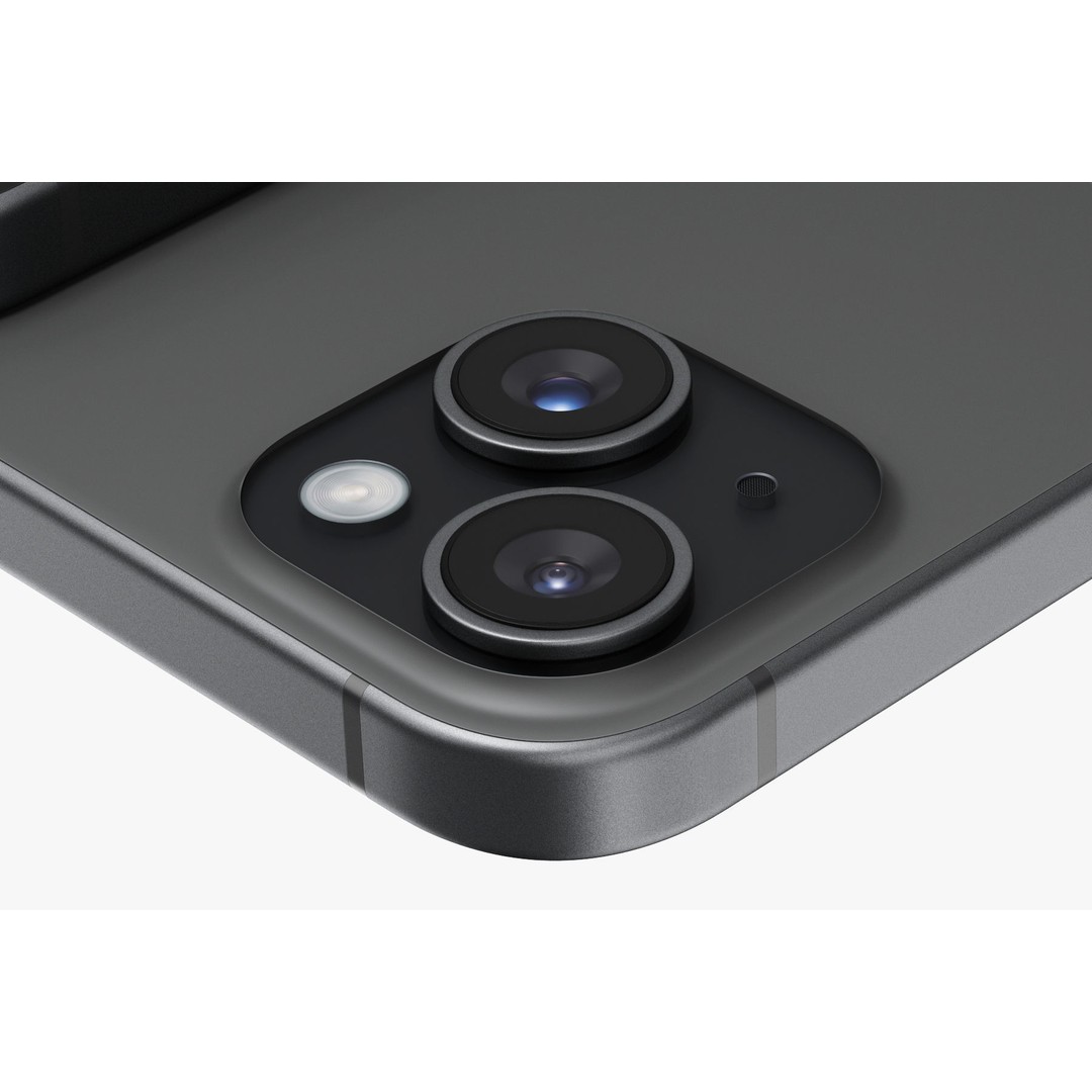 Apple iPhone 15 3D Model – Realistic Phone Asset, PBR Textures - View 36