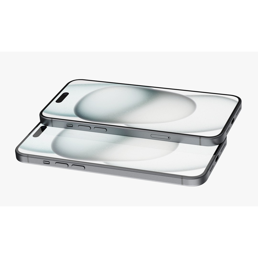 Apple iPhone 15 3D Model – Realistic Phone Asset, PBR Textures - View 40