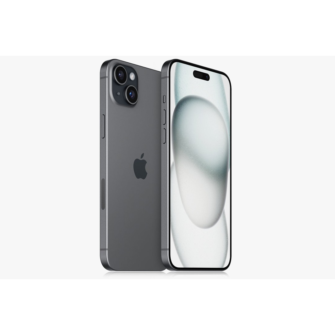 Apple iPhone 15 3D Model – Realistic Phone Asset, PBR Textures - View 44