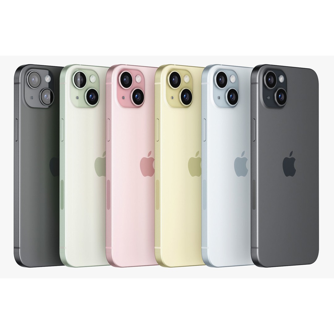 Apple iPhone 15 3D Model – Realistic Phone Asset, PBR Textures - View 48