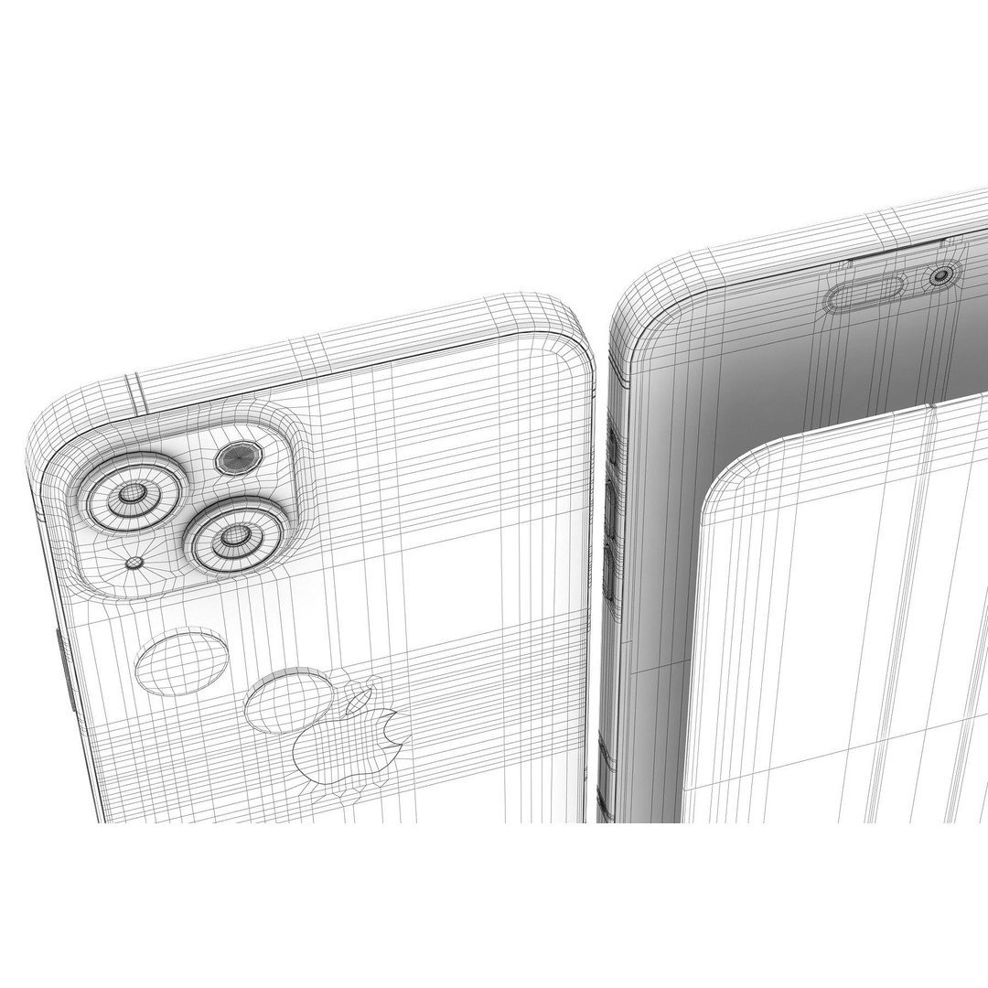 Apple iPhone 15 3D Model – Realistic Phone Asset, PBR Textures - View 53