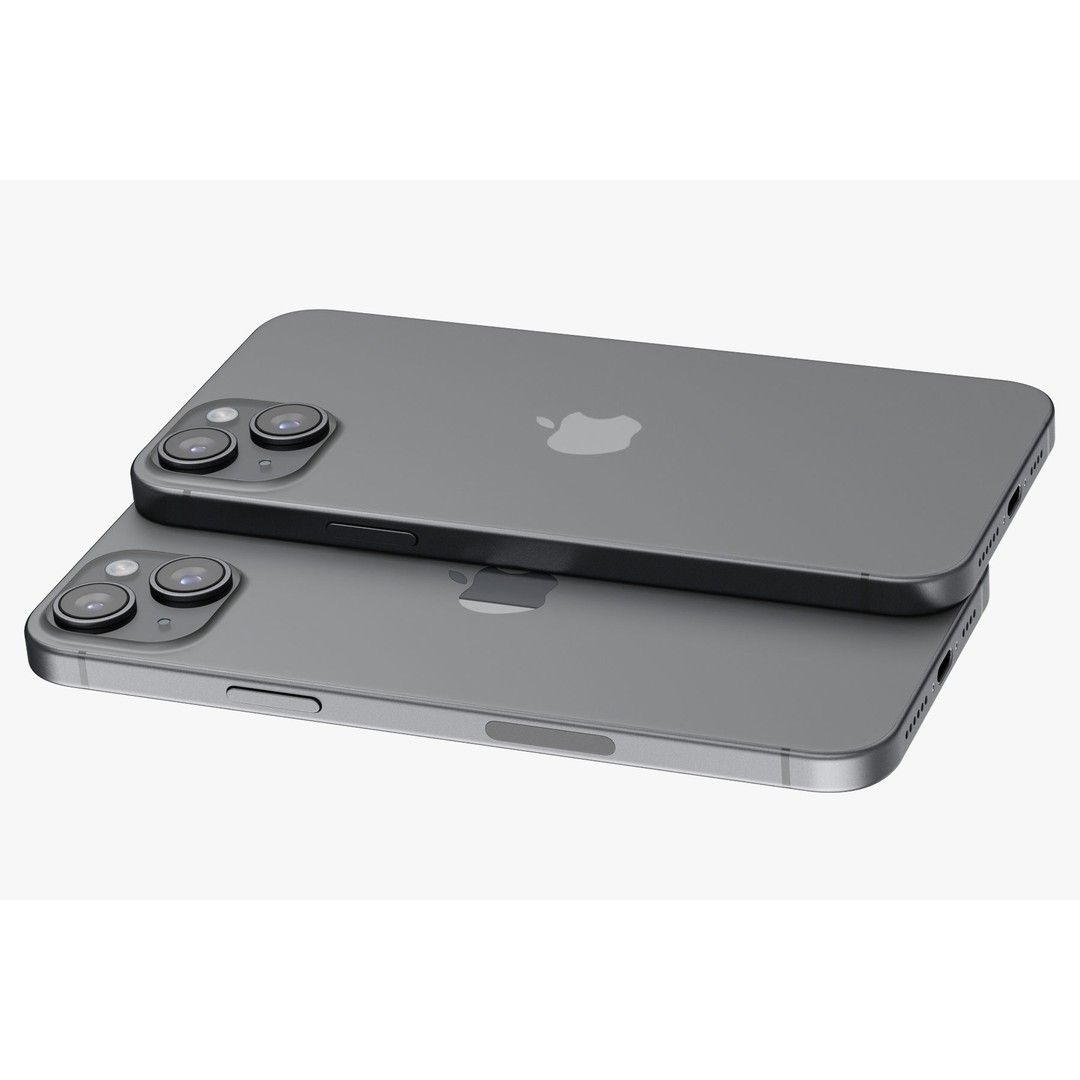 Apple iPhone 15 3D Model – Realistic Phone Asset, PBR Textures - View 61