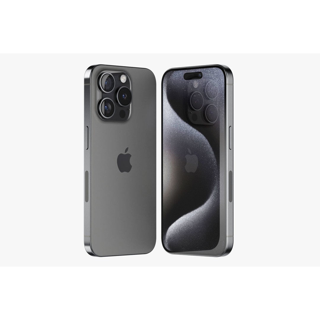 Apple iPhone 15 3D Model – Realistic Phone Asset, PBR Textures - View 65