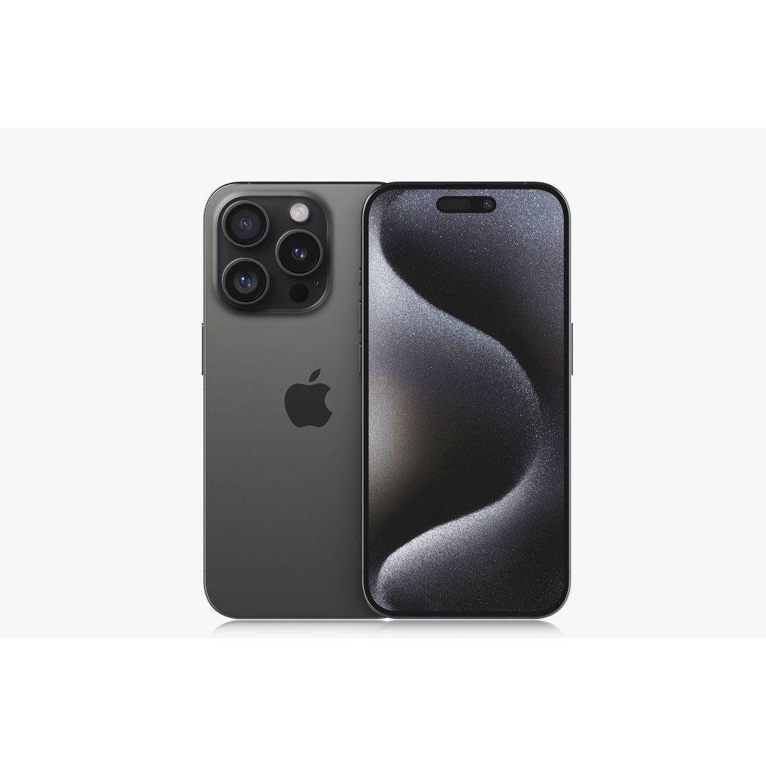 Apple iPhone 15 3D Model – Realistic Phone Asset, PBR Textures - View 67
