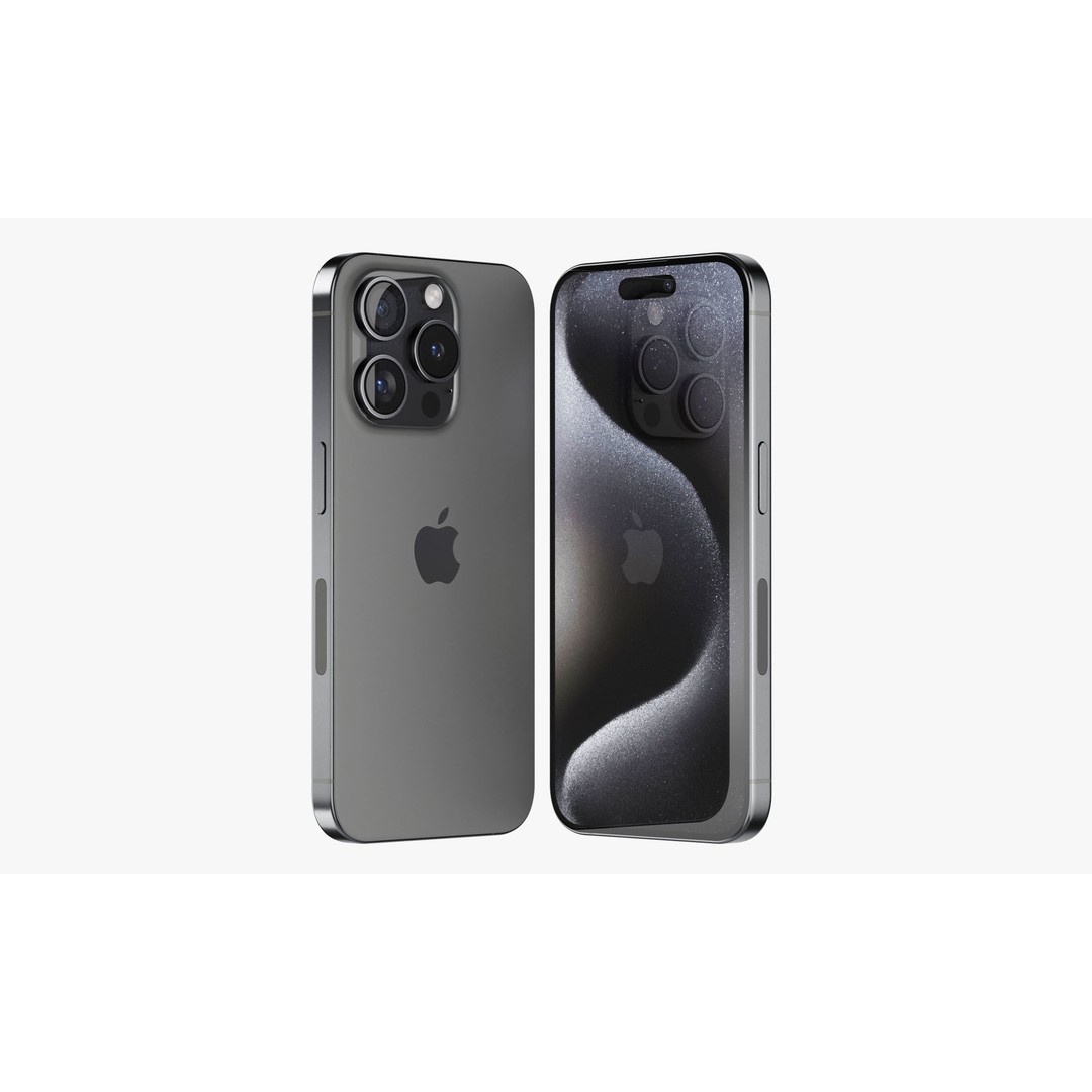 Apple iPhone 15 3D Model – Realistic Phone Asset, PBR Textures - View 70