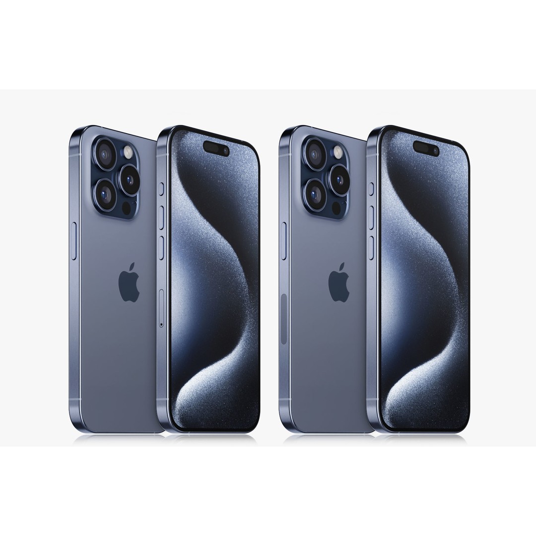 Apple iPhone 15 3D Model – Realistic Phone Asset, PBR Textures - View 72
