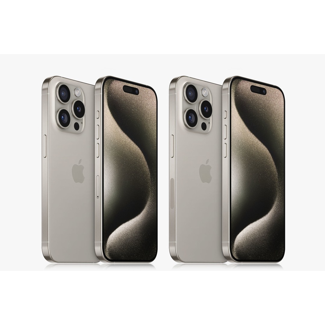 Apple iPhone 15 3D Model – Realistic Phone Asset, PBR Textures - View 74