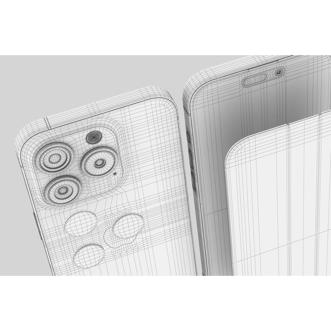 Apple iPhone 15 3D Model – Realistic Phone Asset, PBR Textures - View 81