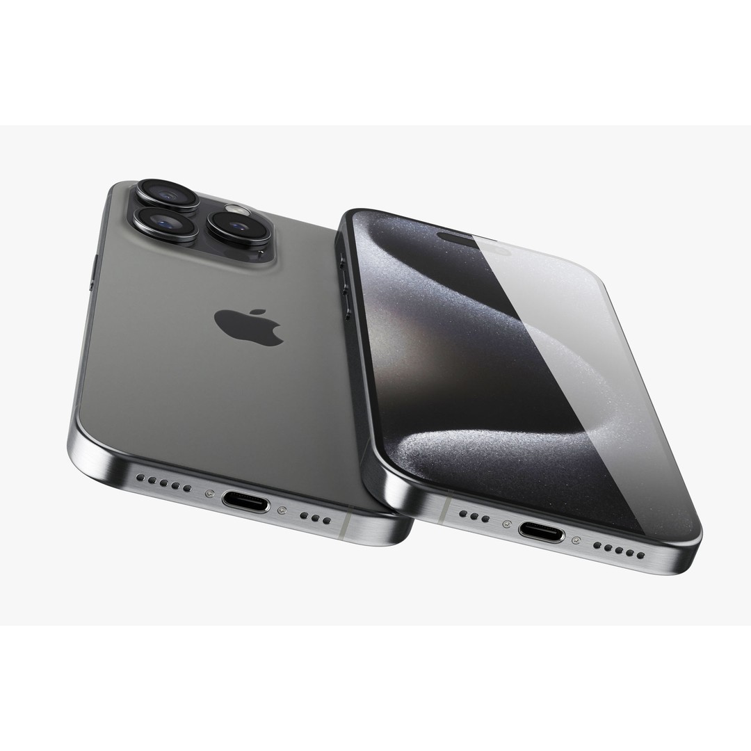 Apple iPhone 15 3D Model – Realistic Phone Asset, PBR Textures - View 84