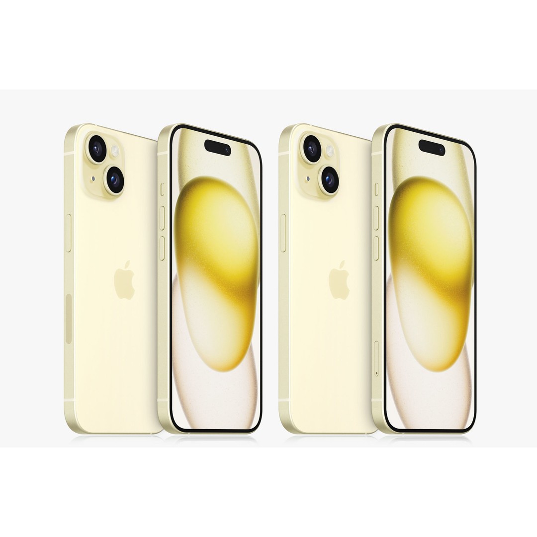 Apple iPhone 15 3D Model – Realistic Phone Asset, PBR Textures - View 9