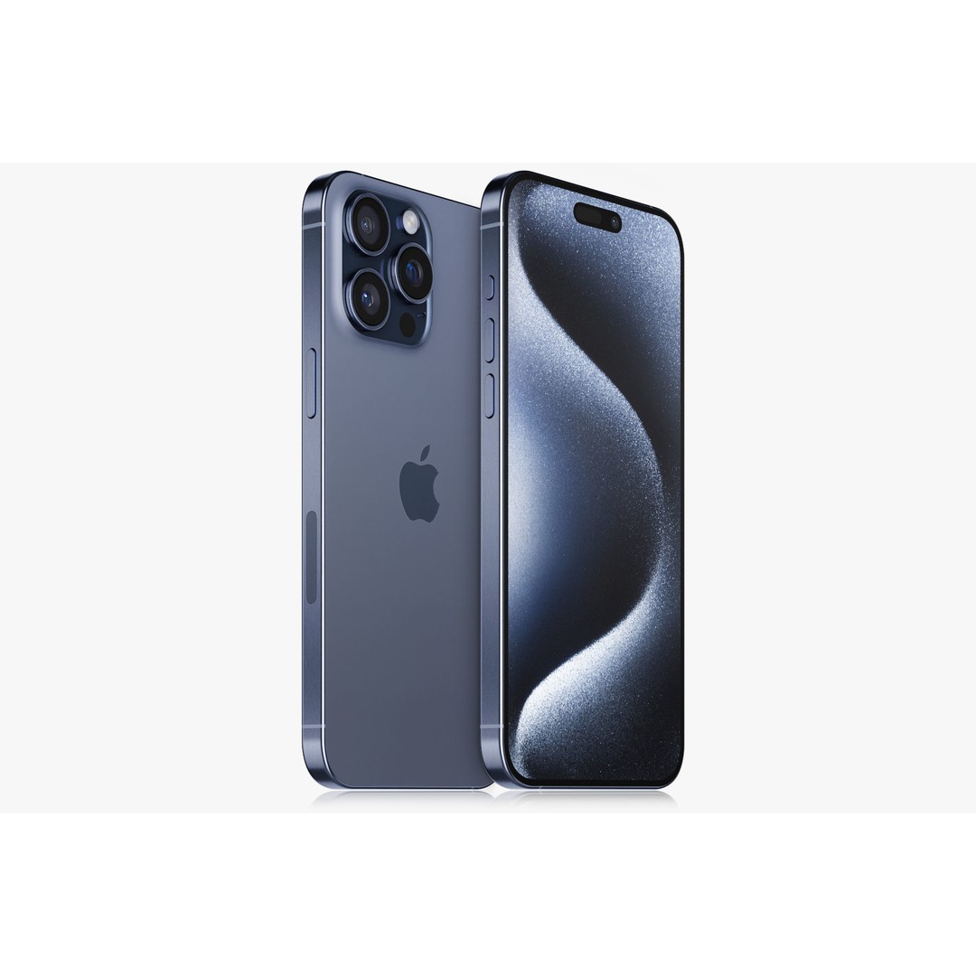 Apple iPhone 15 3D Model – Realistic Phone Asset, PBR Textures - View 90