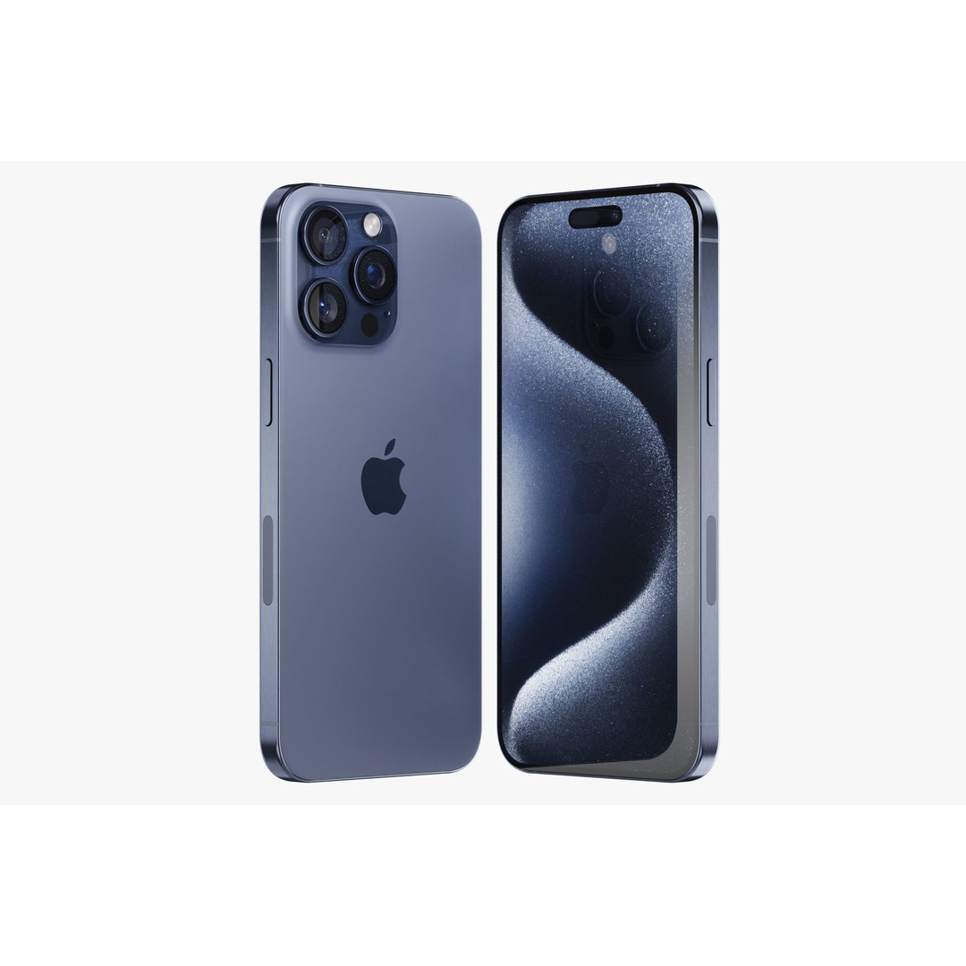 Apple iPhone 15 3D Model – Realistic Phone Asset, PBR Textures - View 93