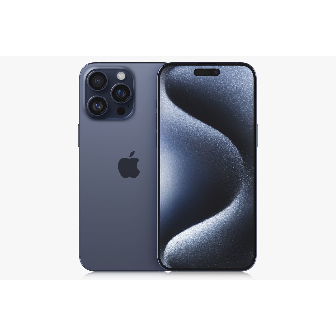 Apple iPhone 15 3D Model – Realistic Phone Asset, PBR Textures - View 96