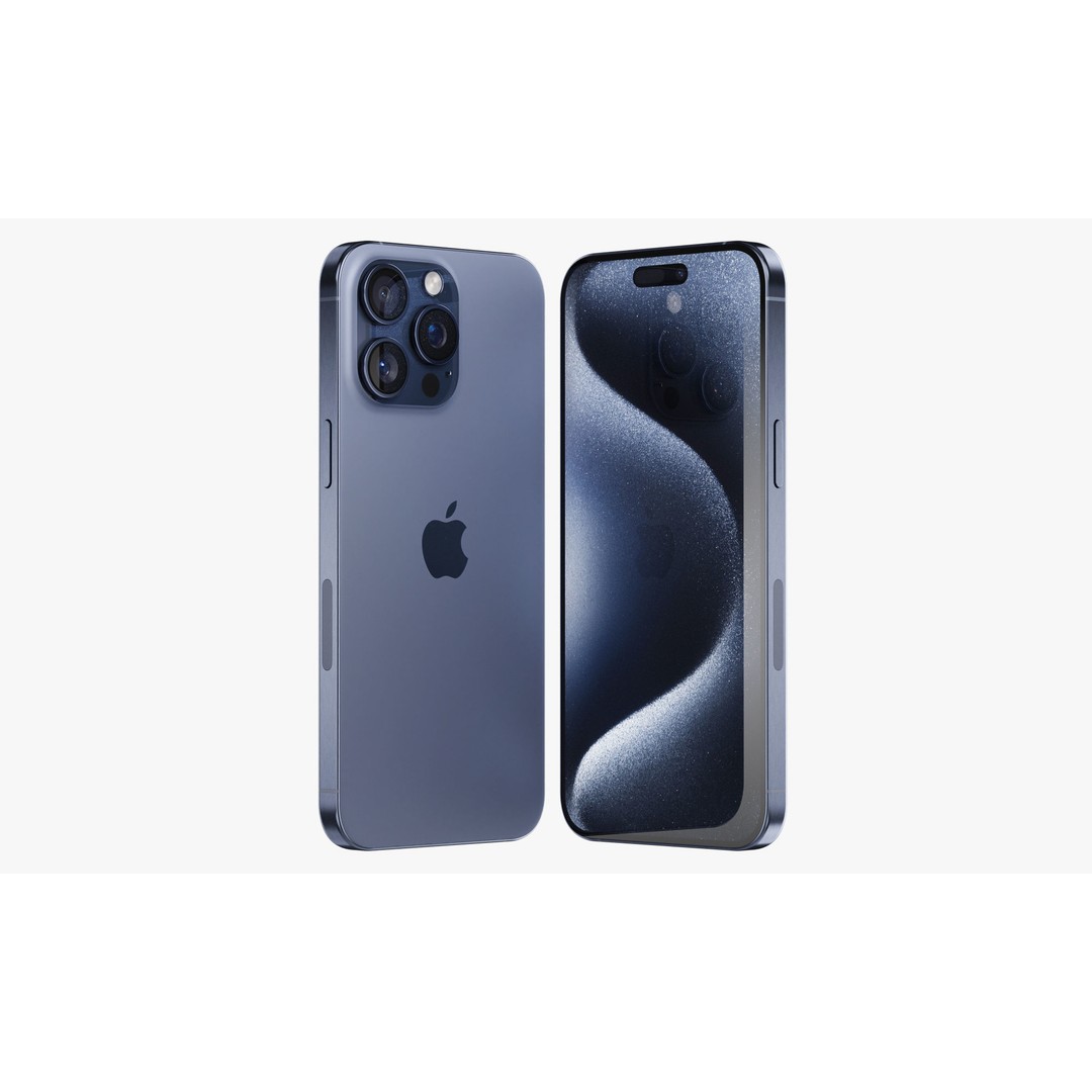 Apple iPhone 15 3D Model – Realistic Phone Asset, PBR Textures - View 99