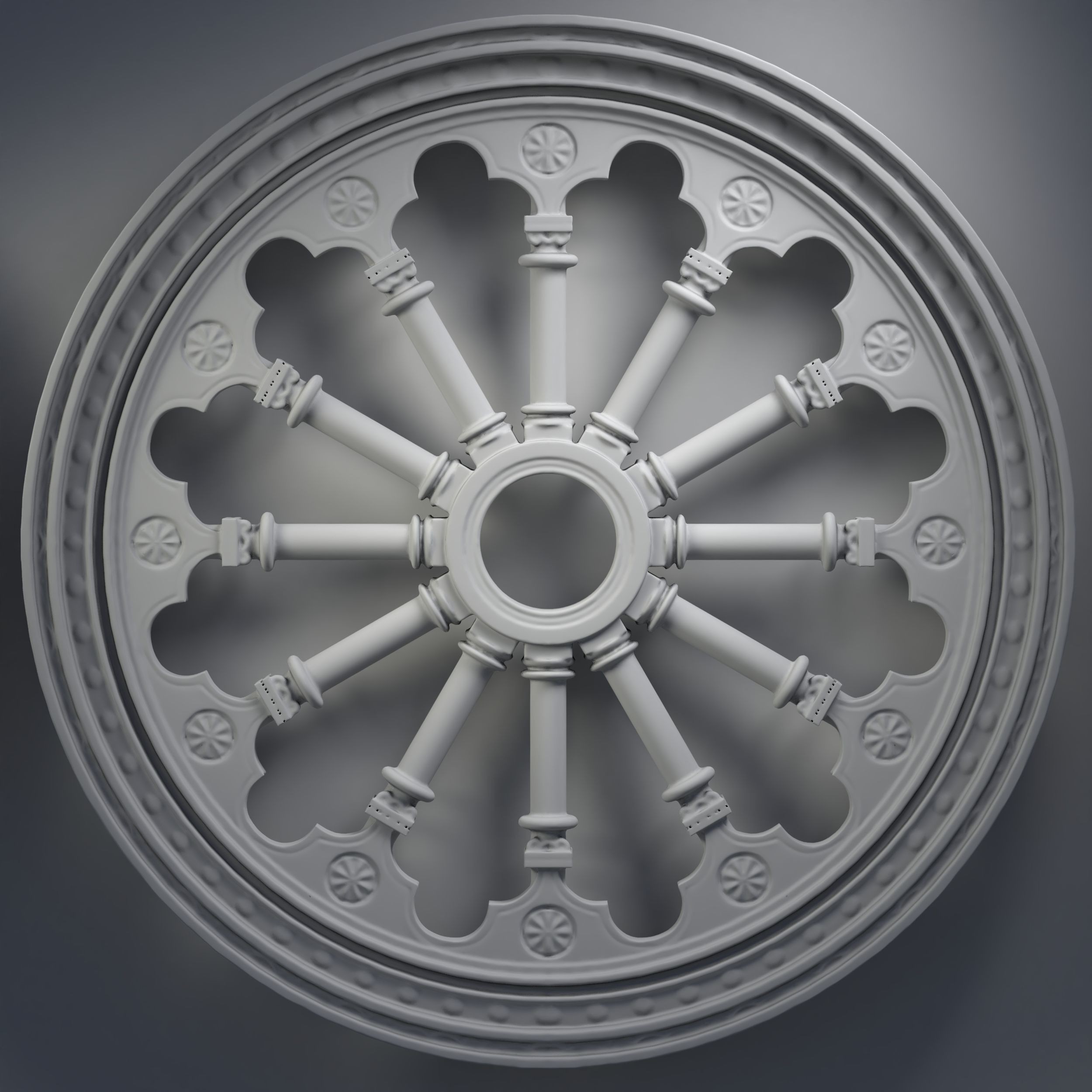 Medieval Windows Pack 01 - Low-Poly 3D Model - View 8