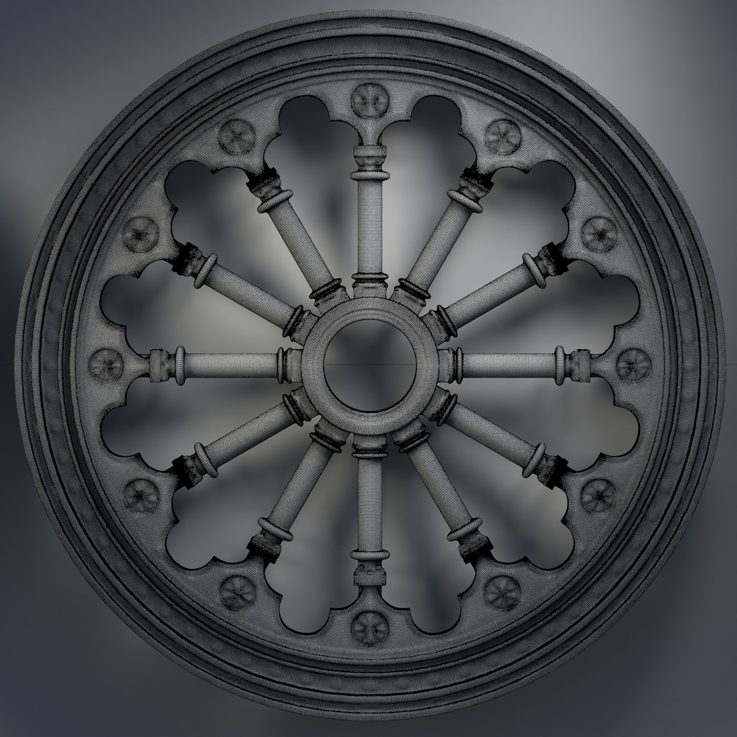 Medieval Windows Pack 01 - Low-Poly 3D Model - View 9