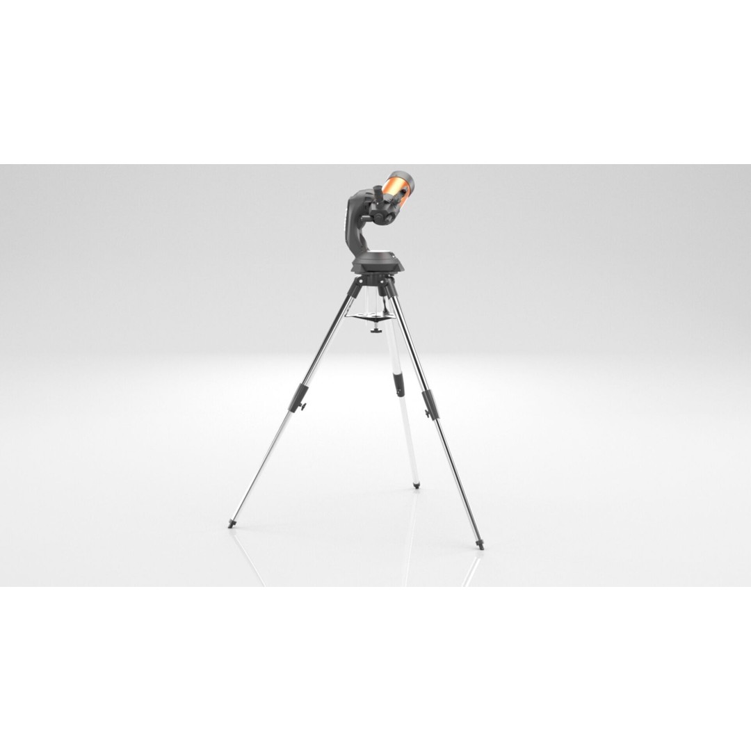 Celestron NexStar 4SE Telescope 3D Model – Low Poly PBR Asset, FBX, OBJ - View 10