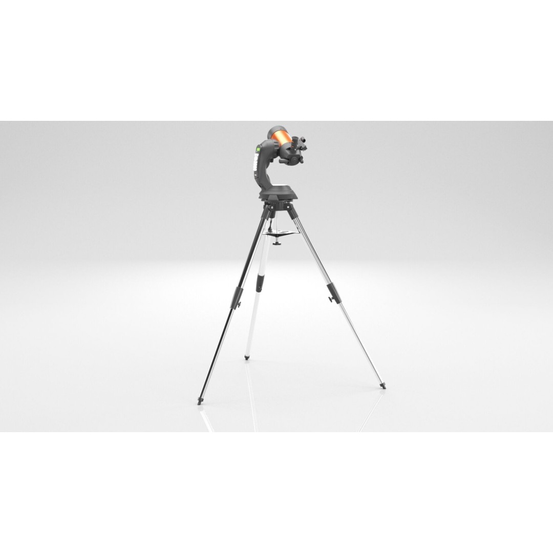 Celestron NexStar 4SE Telescope 3D Model – Low Poly PBR Asset, FBX, OBJ - View 11