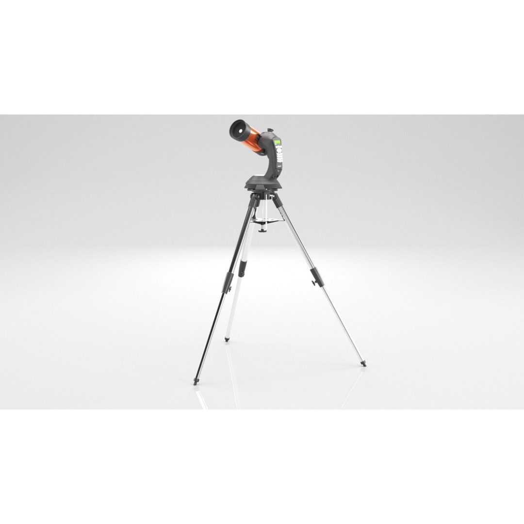 Celestron NexStar 4SE Telescope 3D Model – Low Poly PBR Asset, FBX, OBJ - View 15